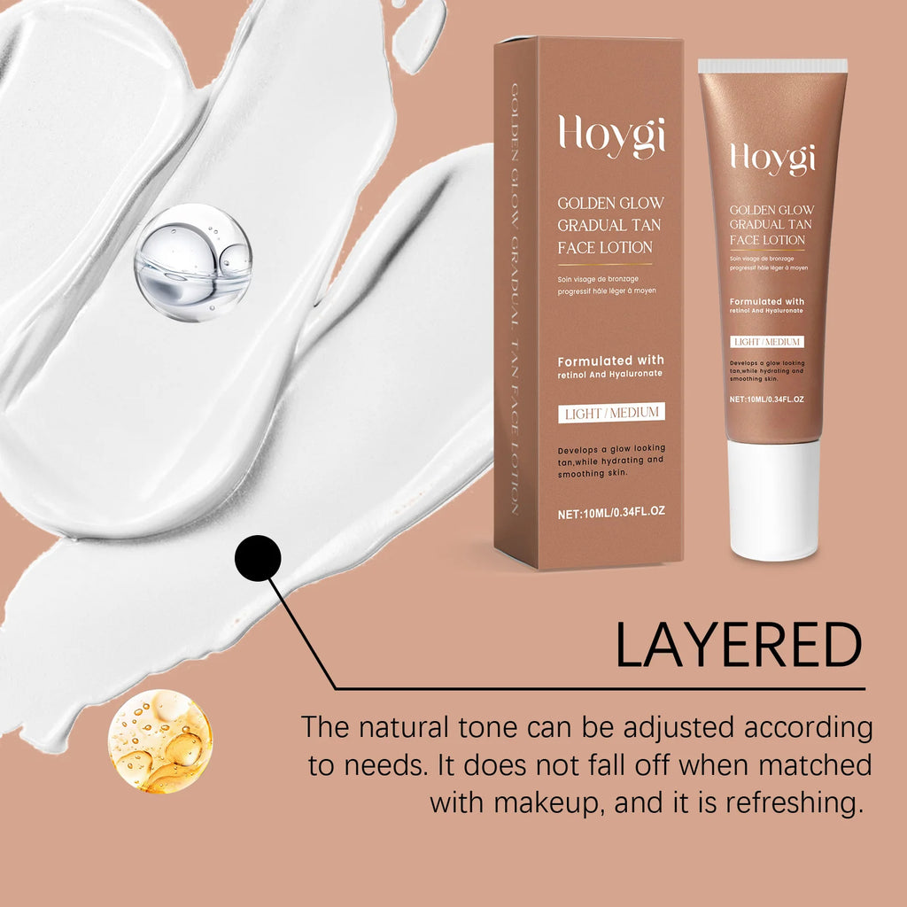 Self-Tanning Lotion Sunless Self Tanner for Face Body Waterproof Long-Lasting Glow Body Bronzer Even Skin Tone Bronzing Lotion Oasis Select