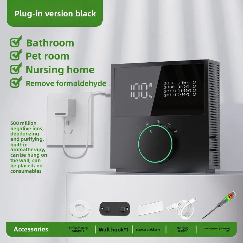 URGGU Portable Negative Ion Air Purifier | Home & Bedroom