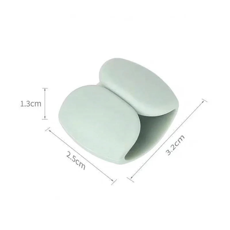 Silicone USB Cable Organizer Cable Winder Desktop Tidy Management Clips Cable Holder for Mouse Headphone Wire Organizer Oasis Select