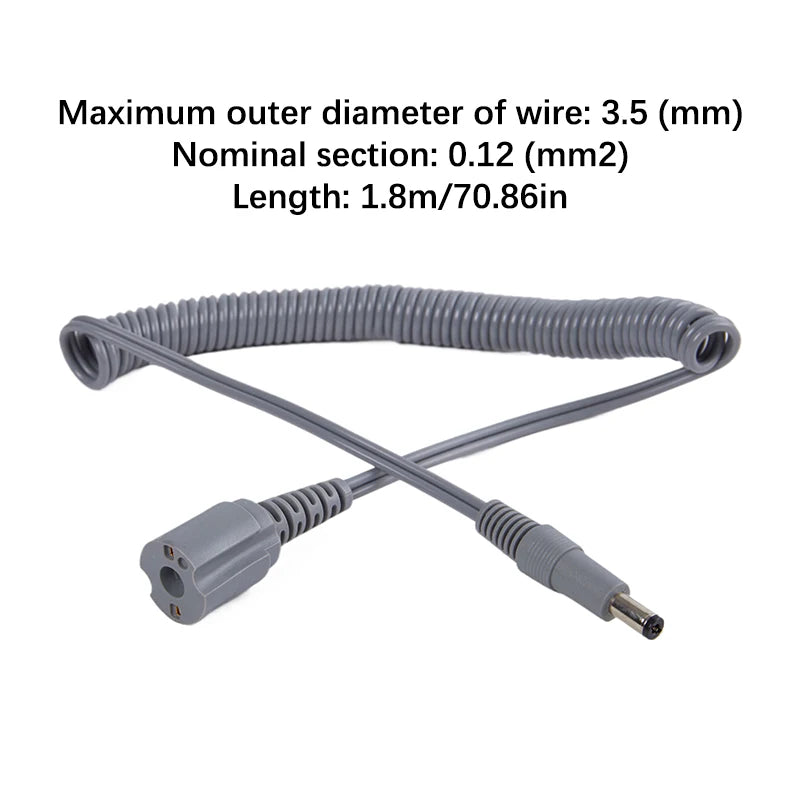 Strong Machine Accessories Nail Drill Handpiece Cord Power Cable For Electric Manicure Drill Gray Handle Rope Oasis Select