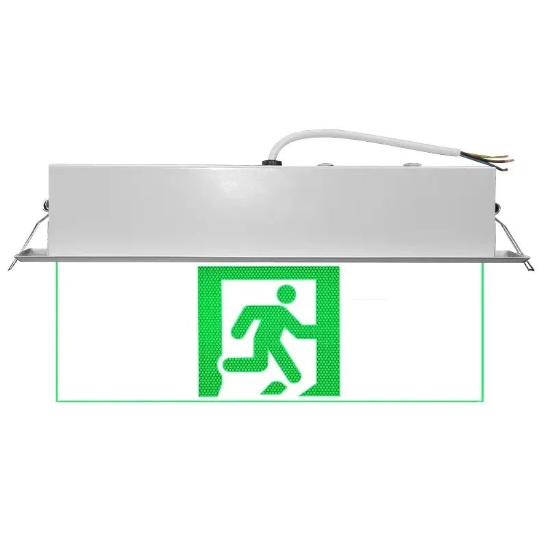 SHINEKNOT Embedded Emergency Exit Light | 24Hr LED, 180 Min Backup