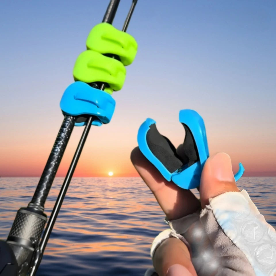 2/4pcs Quick-Attach Fishing Rod Clip - Tool-Free 1-Hand Holder for 2-Piece Freshwater Rods, Secure Grip Tackle Organizer Oasis Select