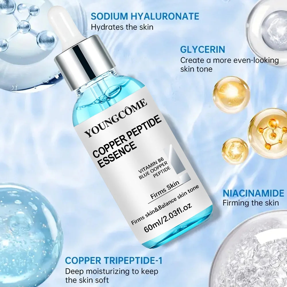 YOUNGCOME Copper Peptide Face Serum – Hydration & Glow Face Serum Oasis Select