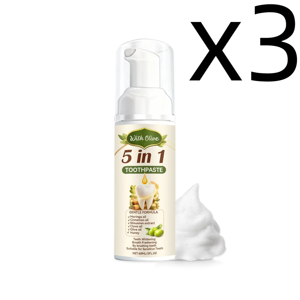 Olive Teeth Clean Toothpaste – Bamboo Charcoal Deep Clean 60ml Whitening Toothpaste Oasis Select 60ml X 3PCS