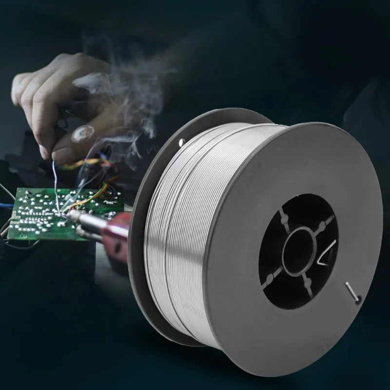 Airless Self Shielded Welding Wire Carbon Steel Flux Cored Wire 0.8mm/1mm for Easy Welding Machine Repair and DIY Projects Oasis Select