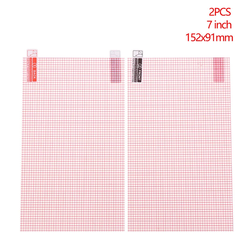2PCS PET Universal Screen Protector 5/6/7/8/9/10/11/12 Inch Smart Phone Tablet GPS Protective Film Oasis Select MR-03
