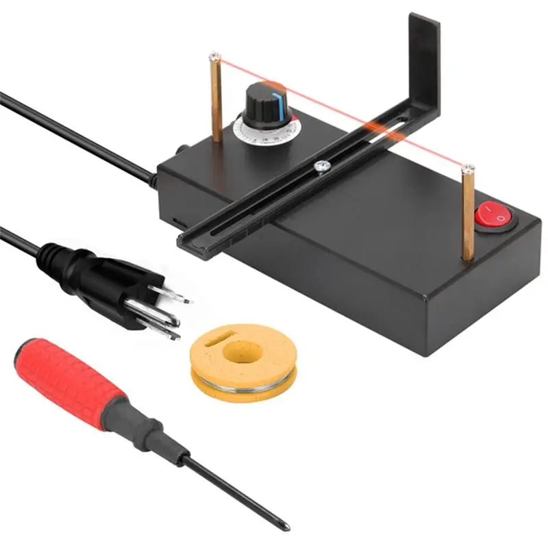 LIKE WISH Small Hot Cutting Machine Manual Electric Heating Wire Cutting Machine Ribbon Cutter Thermal Cutter, US Plug Durable Oasis Select As Shown US Plug