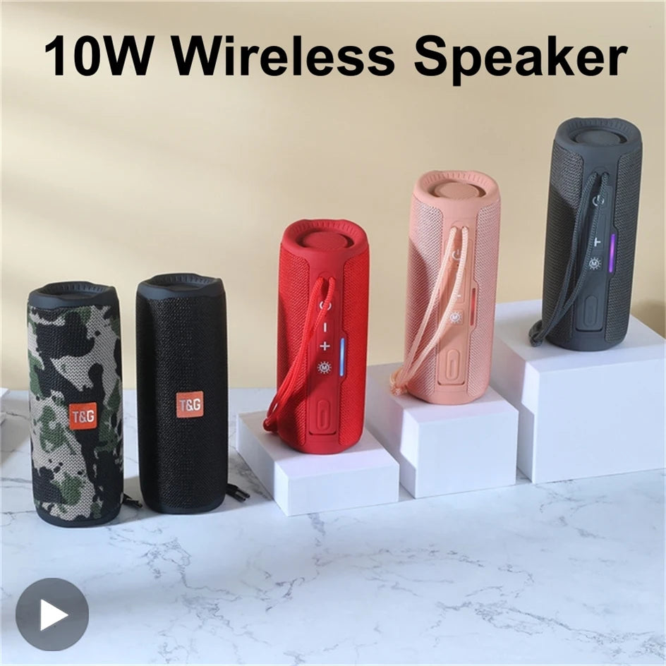 T&G TG365 10W Portable Bluetooth Speaker | Waterproof FM Radio