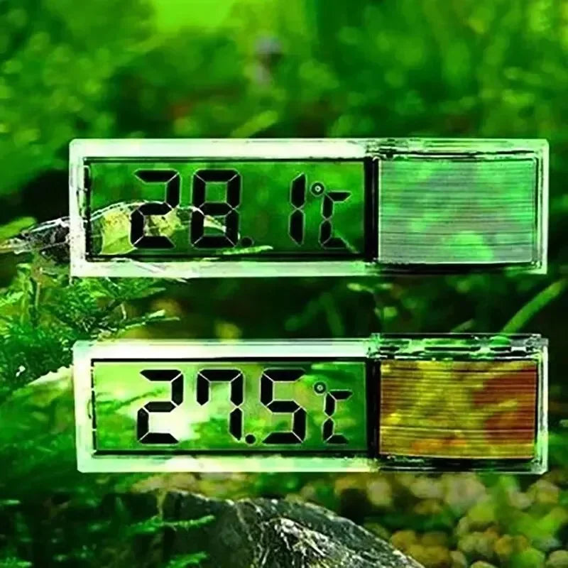 1pcs Aquarium Thermometer Electronic LCD Digital Fish Tank Temperature Measurement Fish Tank Temp Meter Aquarium Accessories Oasis Select