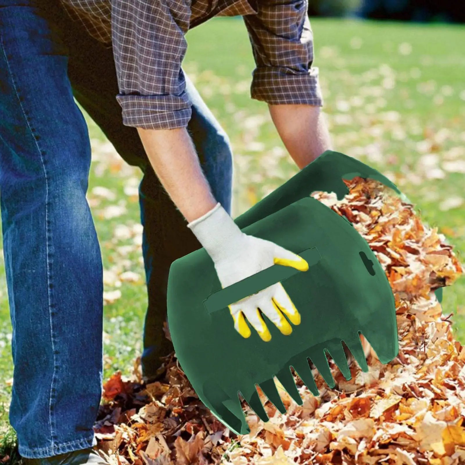 Leaf Scoops Hand Rakes Handheld gardening rake convenient for cleaning up debris in the yard lawnoutdoor gardening supplies Oasis Select