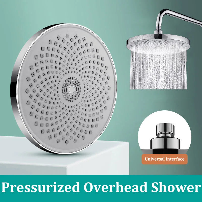 Large Round Rainfall Shower Head – Full Body Spray Booster