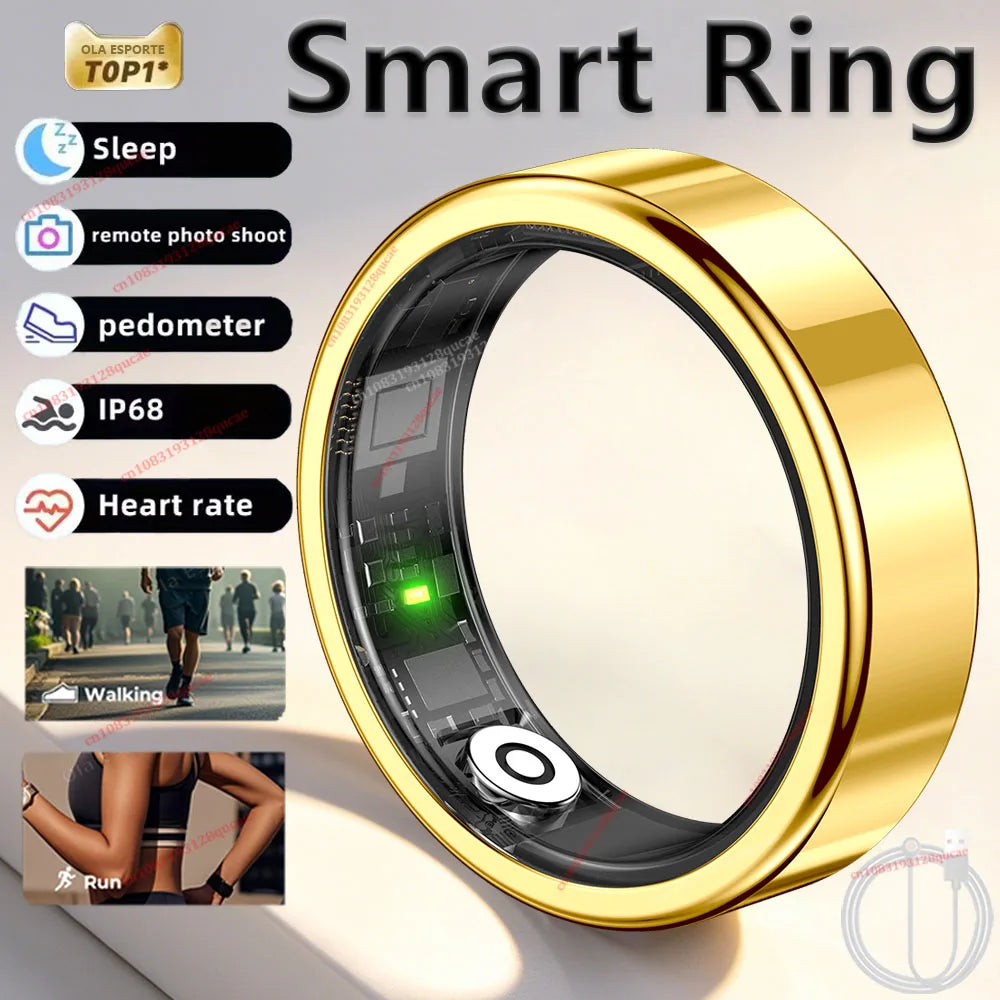 Ola Esporte Smart Ring – Heart Rate, SpO2 & Sleep IP68