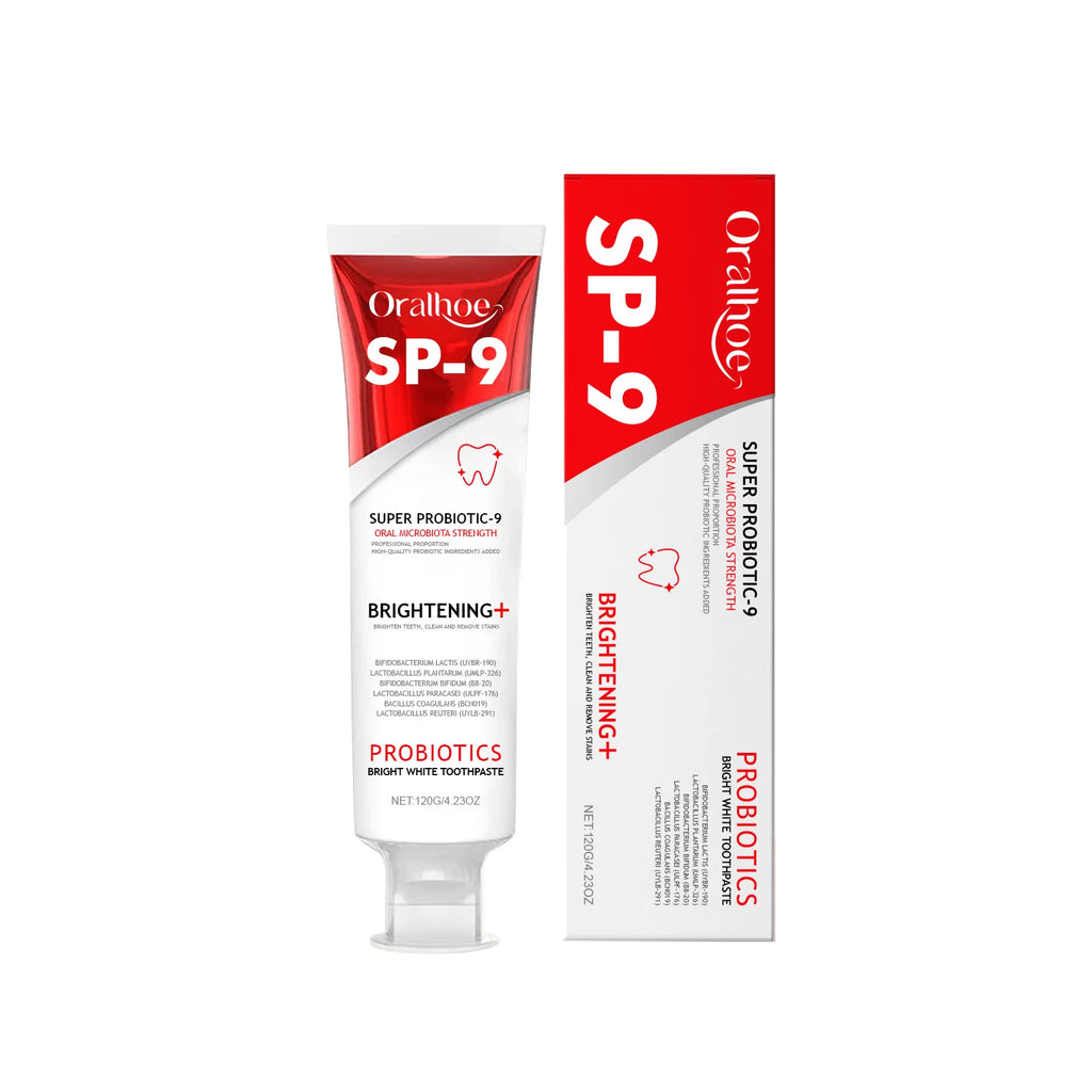 Probiotic Toothpaste Whitening Tooth Gentle Cleansing Dental Plaque Stains Remove Oral Bad Breath Tooth Brighten Product Oasis Select 120g boxed