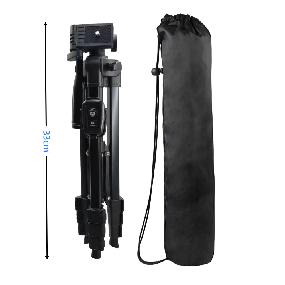VeFly 1.06m Aluminum Tripod + Bluetooth Remote & Travel Bag
