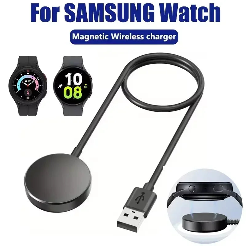 Samsung Galaxy Watch Magnetic Wireless Charger USB-A & USB-C Smartwatch Charger Oasis Select