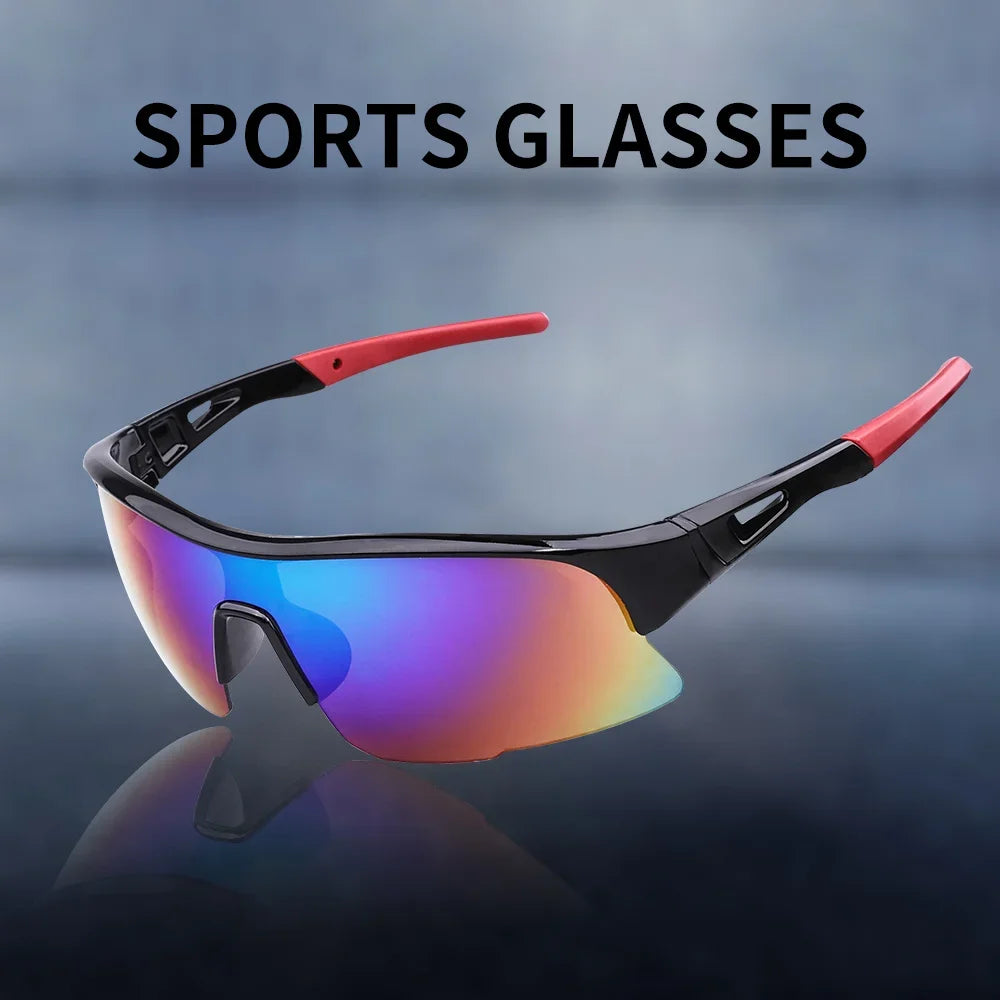 Cycling Glasses UV Protection Sports Sunglasses Lightweight Frame Surround Windproof Glasses for Cycling Running Hiking Oasis Select