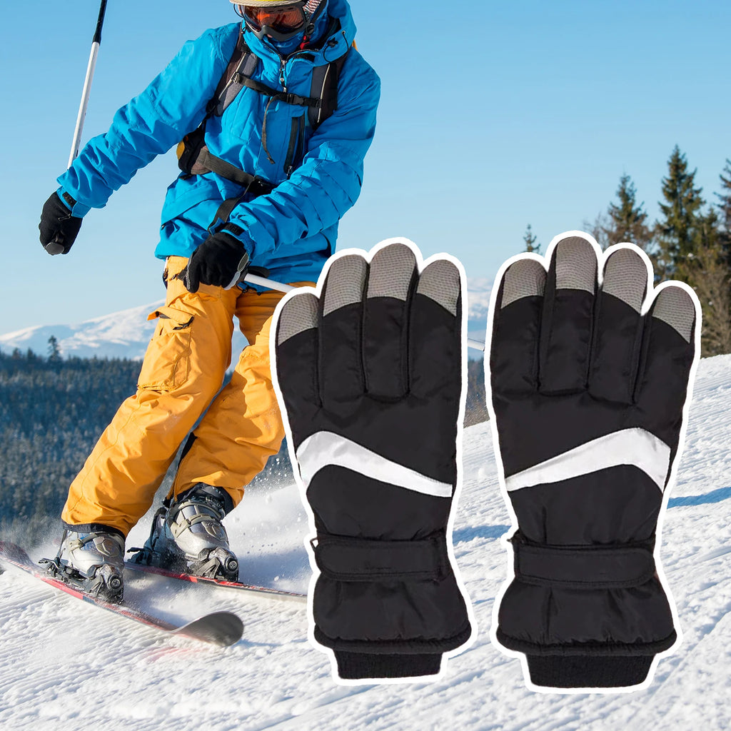 Winter Touchscreen Ski Gloves | Fleece-Lined & Windproof