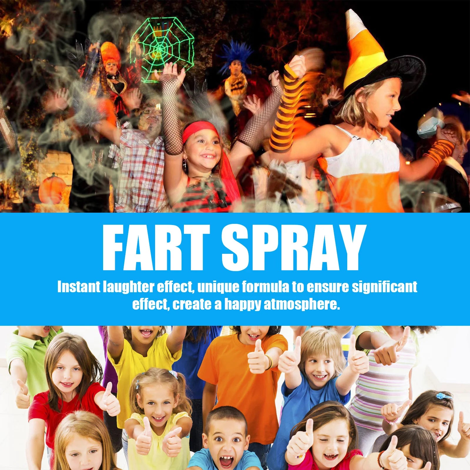 Fart Spray Prank Stink Bomb Gag Gift Funny Novelty Toy Friends Party Halloween April Fools Day Joke Supplies Smelly Spray Oasis Select