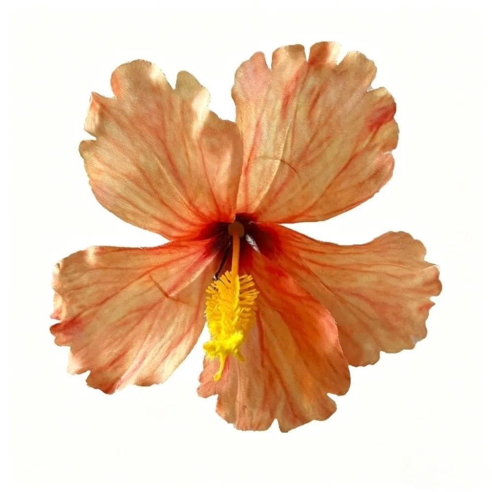 Artificial Flower Hibiscus Flower Hair Clip Do Not Hurt Hair Bohemia Style Bangs Hairpin Hearwear Summer Oasis Select 5