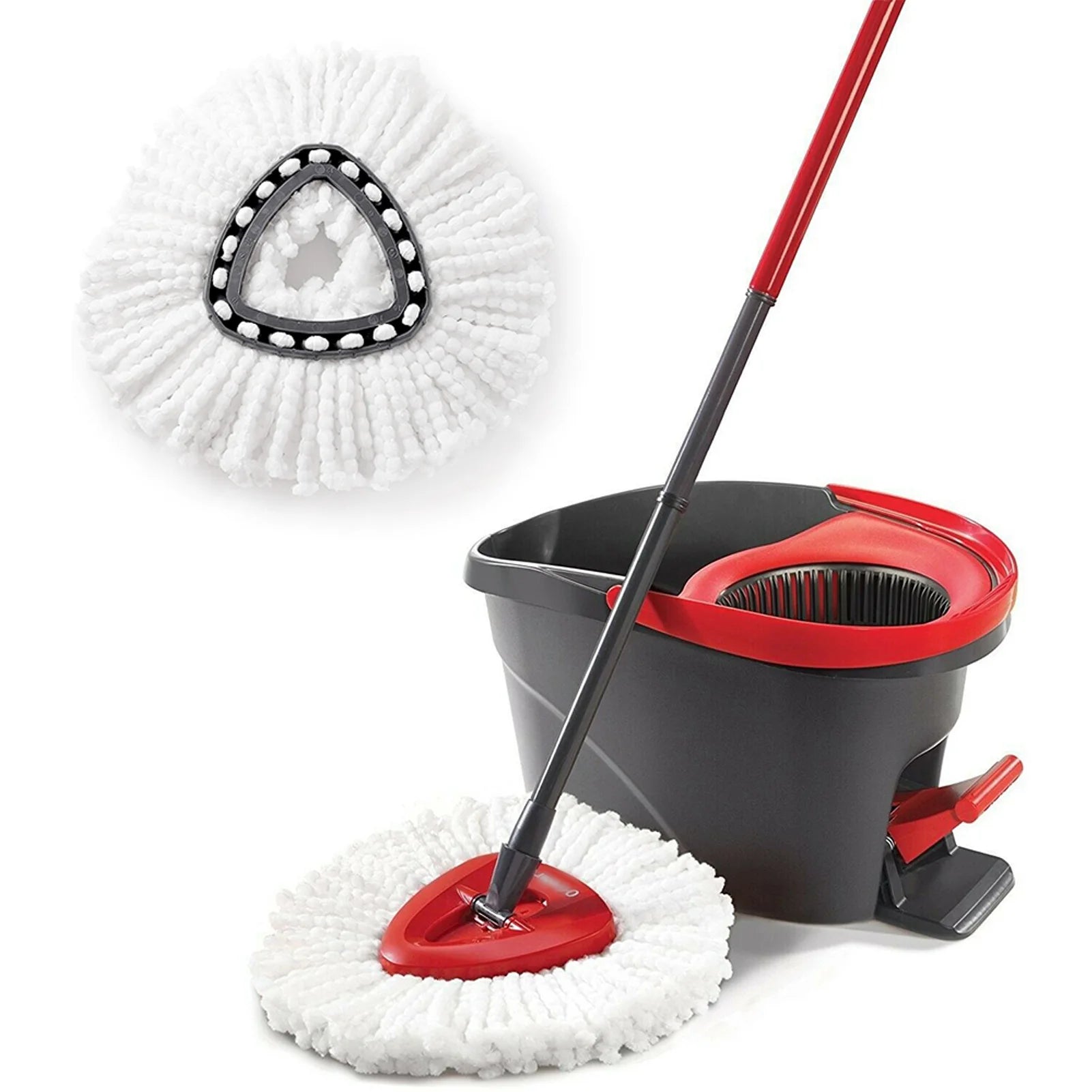 Easy Wring and Clean Floor Mop Turbo Microfibre 2in1 Replacement Refill Mop Head Accessory Home Cleaning Tools Oasis Select