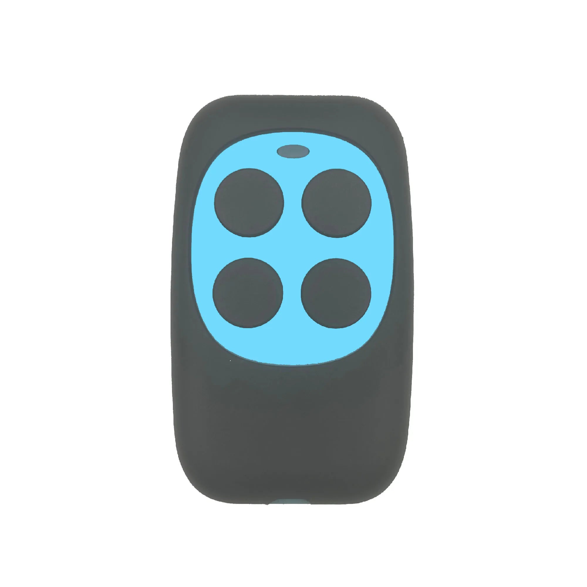 433Mhz 4 Keys Colorful Remote Control RF Wireless Copy Code Remote Electric Cloning Gate Garage Door Auto Keychain for Home Oasis Select Blue