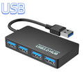 USB 3.0 Hub High Speed 4 Ports HUB Adapter Data Cable Splitter Expander Support Multi Systems Plug and Play Multi USB Adapter Oasis Select USB