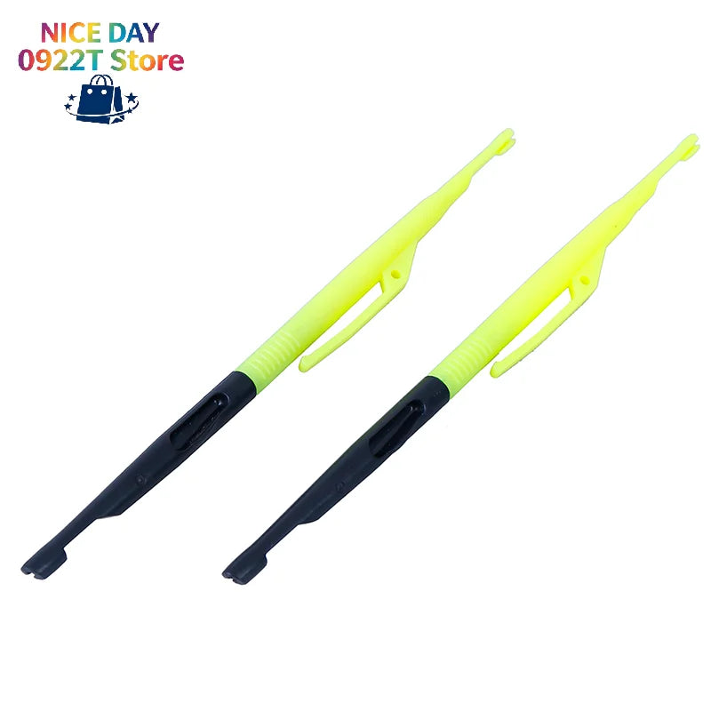2Pcs Plastic Hook Remover Disgorger Knot Picker Tyer Tier Fly Fishing Hooks Tying Tools Fish Unhook Extractor Detacher@#X Oasis Select