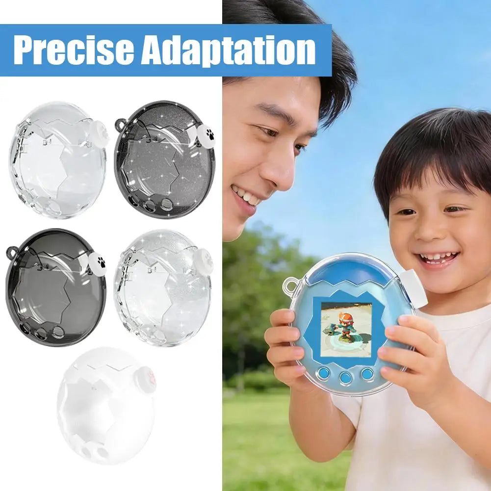 for Tamagotchi Paradise Electronic Pets Game Silicone Protective Cover Transparent Shockproof Anti-Scratch Game Console Cover Oasis Select