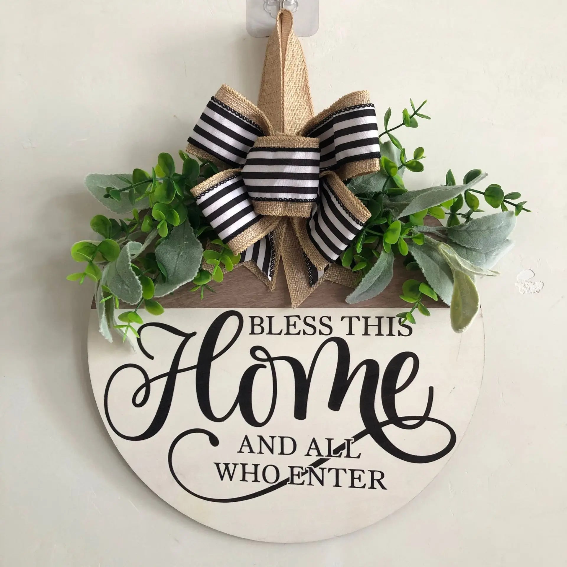 Fun Front Door Sign Hanger Garland Front Door Decoration Prohibited To Solicit Welcome Into The Fun Door Sign Oasis Select Welcome in