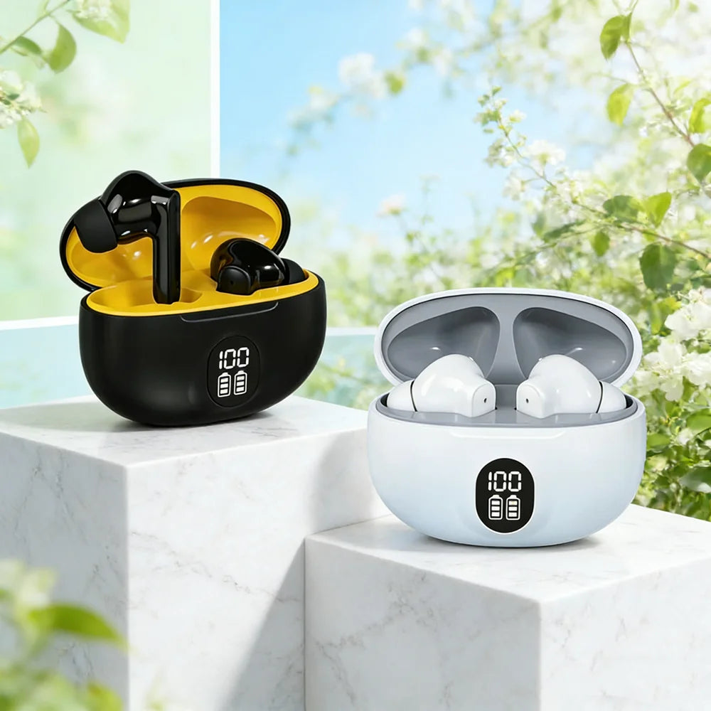 TWS Wireless Headphones Earphone Bluetooth-compatible 5.3 Waterproof Headset with Mic Earbuds For All smartphones Oasis Select