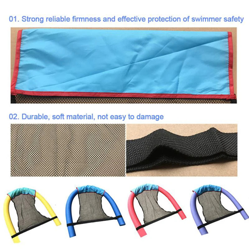 Pool Float Hammock Net Cover | Nylon Mesh Swimming Lounger