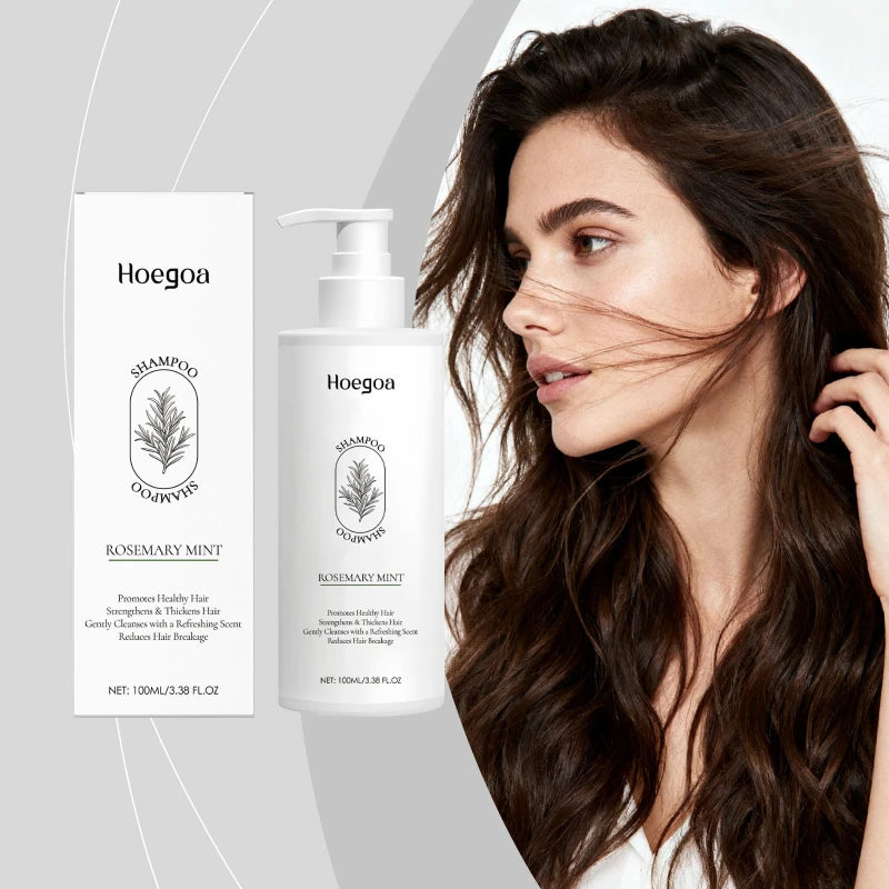 Rosemary Peppermint Shampoo, Shiny Hair Cleansing Hair Soft Fluffy Moisturizing Foam Rich Oasis Select