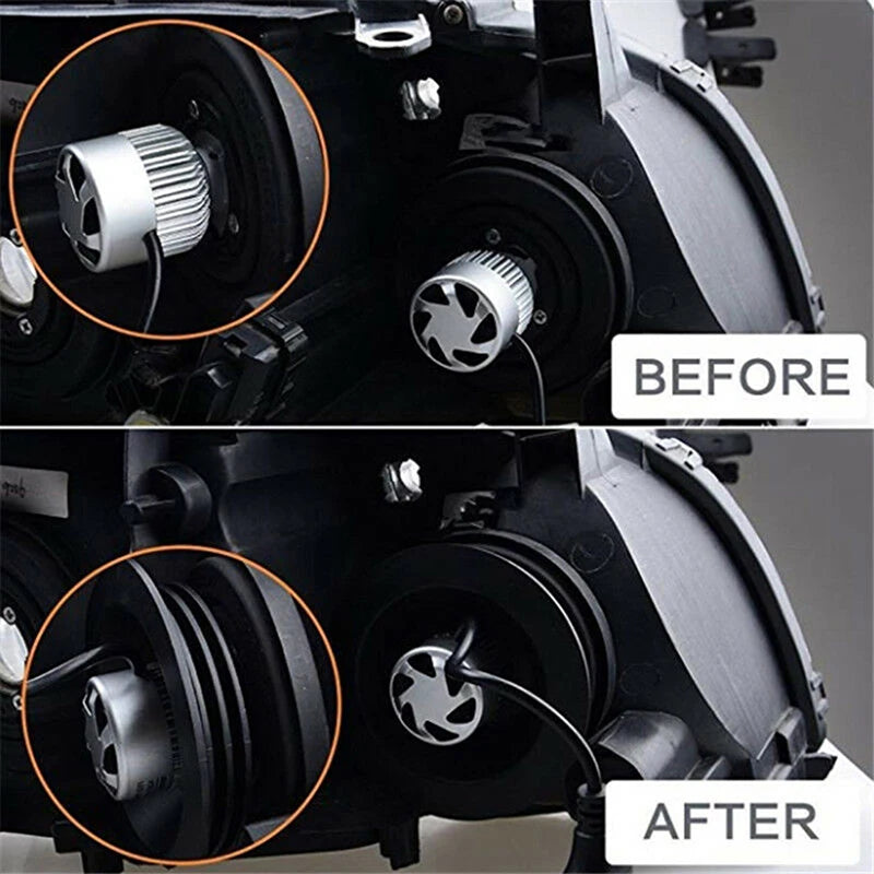 1pcs Rubber Dust Cover For Car Auto Headlight Universal LED Light Seal Cap Oasis Select