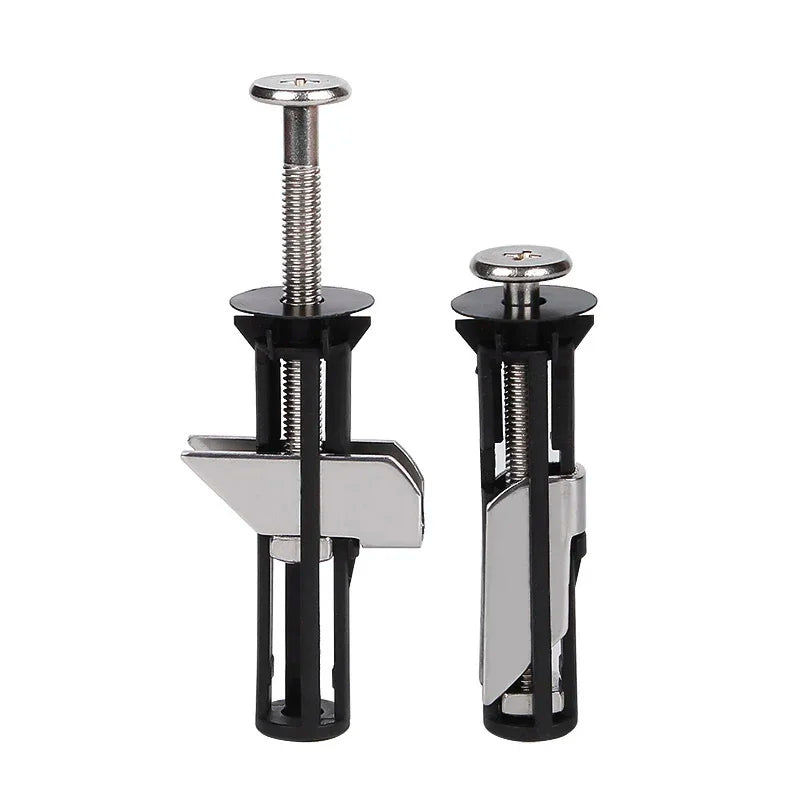 304 Stainless Steel Toilet Seat Hinge Bolts & PP Nuts – 2 Pack