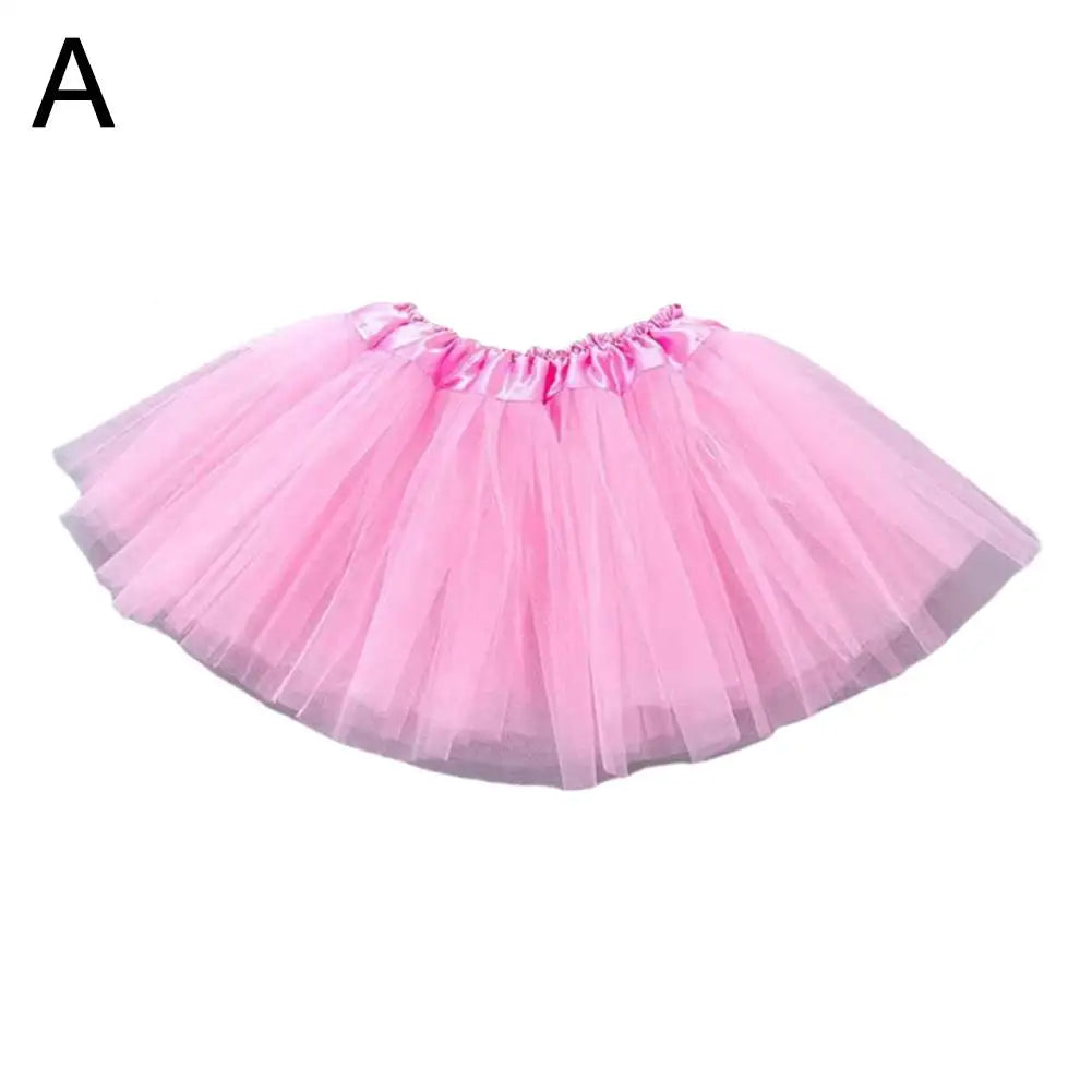 Girls' 3-Layer Tulle Tutu Skirt – Ballet & Party Ages 2–8 Girls Tutu Skirt Oasis Select Pink