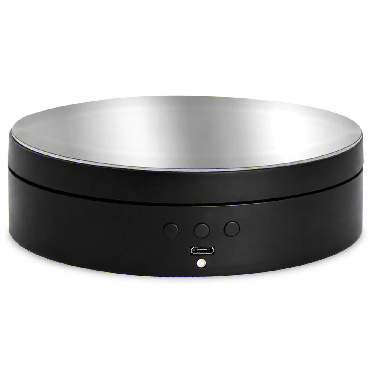 Rotating Display Stand Mirror 360-Degree Turntable Jewelry Holder with USB Power for Photography Shooting Oasis Select
