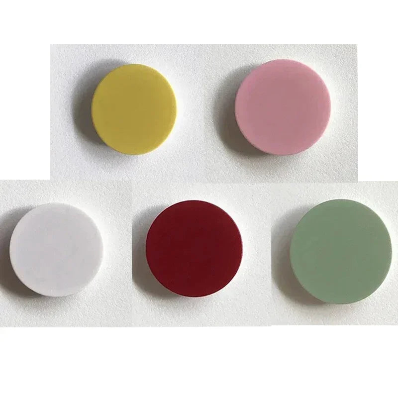 1-5pcs Finger Ring Holder Stand IPhone Samsung Support Telephone Mobilephones Grip Tok Folding Solid Color Pocket Socket Bracket Oasis Select mixed 5pcs 6