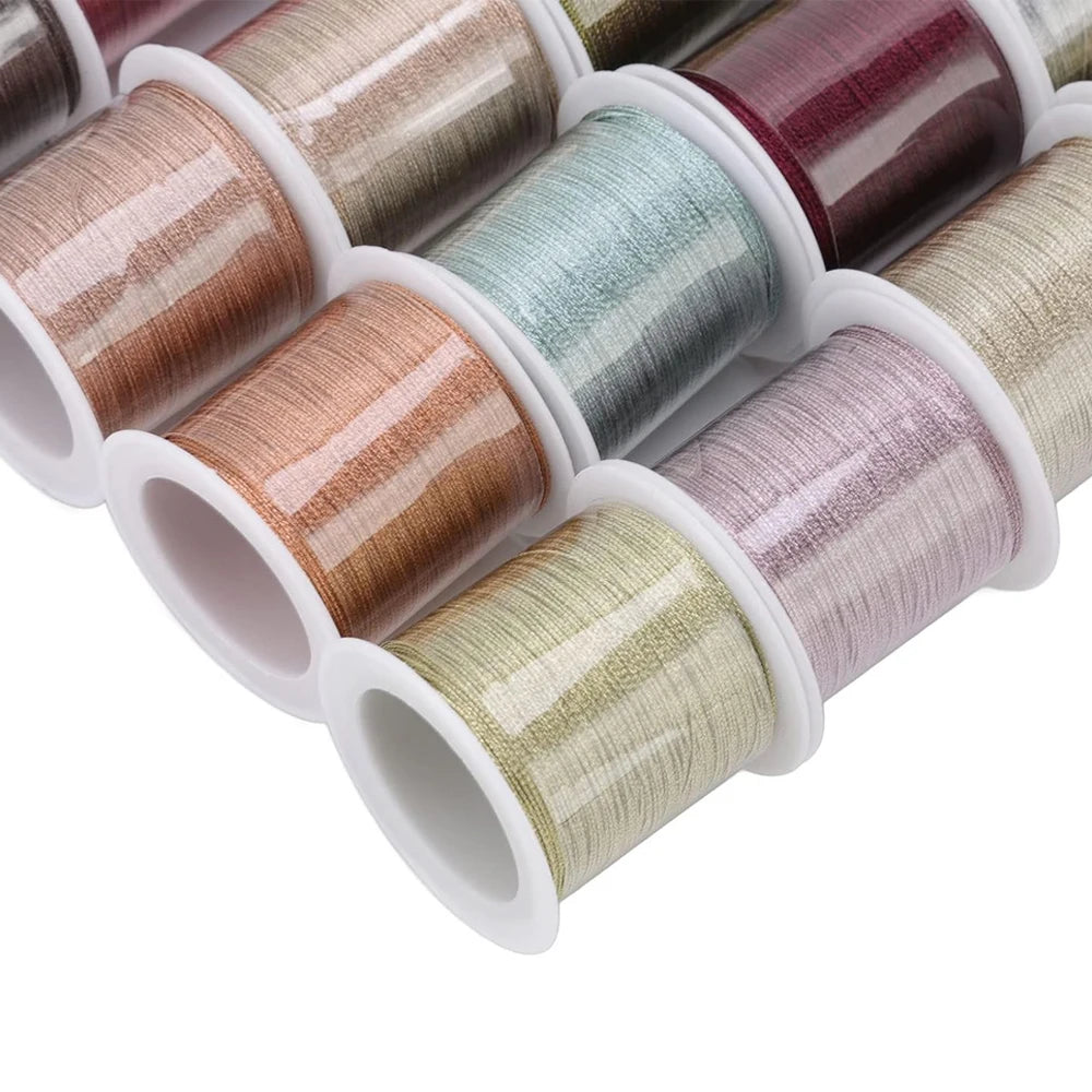 0.4mm 50m Crafts Nylon Cord For Jewelry Making Beading Braided Nylon Satin String for Bracelets Rattail Trim Chinese Knot Oasis Select