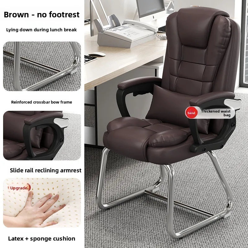 Computer chair, home office chair, comfortable for human body, reclining boss chair, chess and card room mahjong chair Oasis Select Color