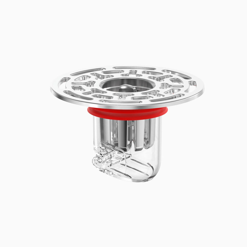 Magnetic Self-Closing Odor and Insect Proof Floor Drain Core Deodorant Anti-Odor No Smell Bathroom Toilet Sewer Shower Drain Oasis Select silver
