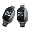 Black Bathroom Led Display 0℃~99℃ Home Water Shower Thermometer Water Accurate Temperature Measurement Meter Bathroom Oasis Select 2Pcs