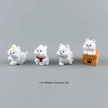 Cute Scarf West Highlands Puppy Resin Dogs Miniature Figurines Terrarium Oasis Select C