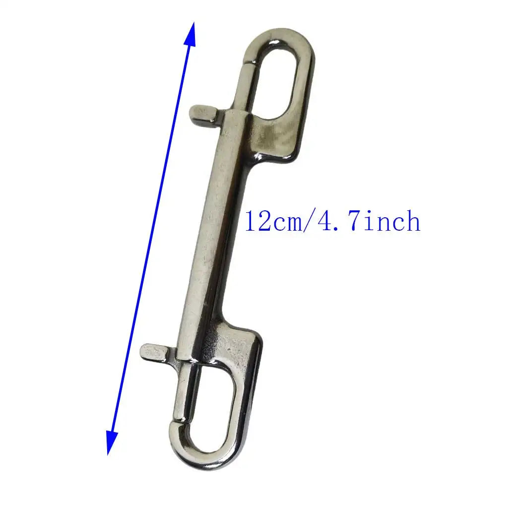 120mm Scuba Dive 316 Stainless Steel Swivel Double End Snap Hook For Diving Reel DSMB Sausage Clip Dive Gear Oasis Select