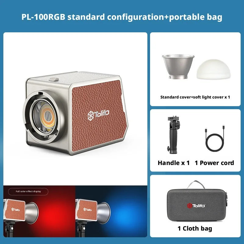 SHINEKNOT 100W RGB Handheld Fill Light – App Control | Outdoor