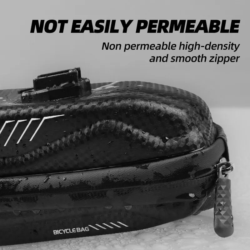 X-TIGER Bike Saddle Bag Rainproof Shockproof PU Pouch Bicycle Bag Rear Large Capatity Seatpost MTB Bike Bag Cycling Accessories Oasis Select