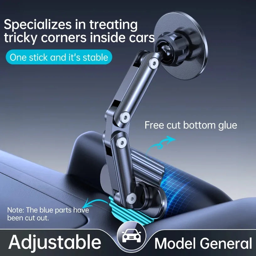 Foldable Dashboard 360° Rotation Phone Car Holder For Magsafe iPhone 17 16 15 14 13 12 Pro Max Samsung Phone Car Holder Oasis Select