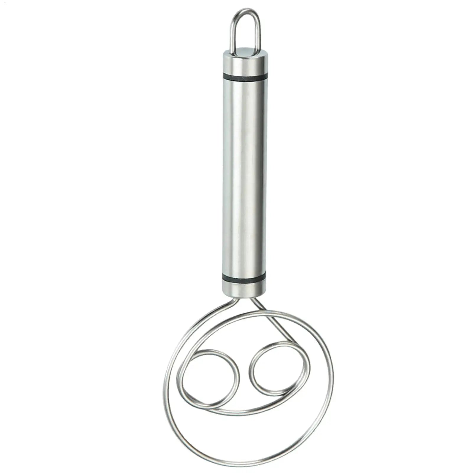1PC Dough Whisk Bread Mixer Stainless Steel Cake Pastry Flours Dough Blenders With Hanging Hole Kitchen Baking Blender Tools Oasis Select