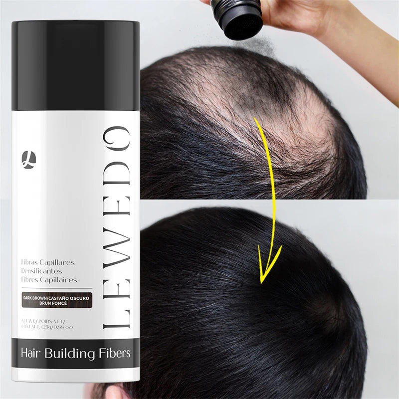 LEWEDO Keratin Hair Building Fibers – Volumizing Powder 25g
