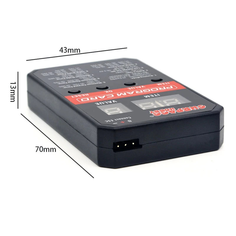 WISH SURPASS HOBBY V2 LED Program Card RC Car For 50A/60A/ 80A/90A/110A/130A/160A Brushless ESC Electronic Speed Controller RC C Oasis Select