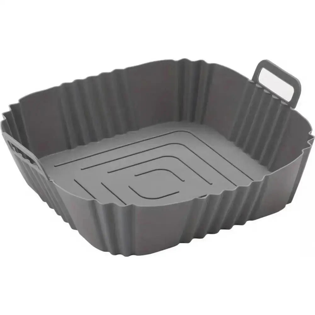 22cm Silicone Air Fryer Liner – Non-Stick Reusable Basket